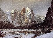 Albert Bierstadt Cathedral Rock, Yosemite Valley, California Germany oil painting artist